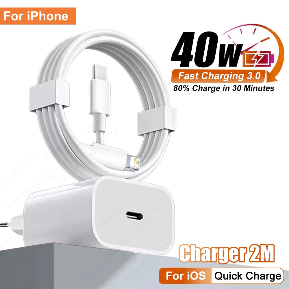 Fast charging 40W iPhone charger (Safe & Powerful)