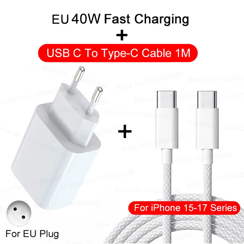 Fast charging 40W iPhone charger (Safe & Powerful)